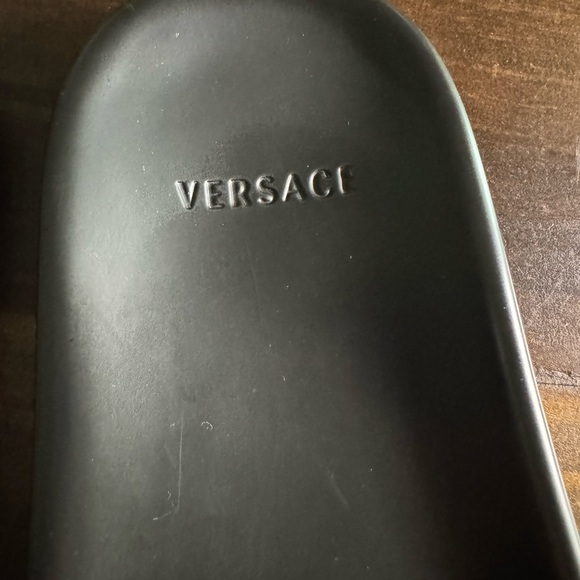 Versace Black Palazzo Pool Slides - Picture 7 of 10